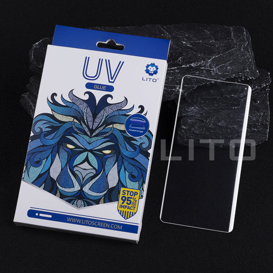 Zaščitna folija za zaslon Lito za Samsung Galaxy Note 10+ 5G N976 / Note 10+ N975, kaljeno steklo, UV lepilo, 3D