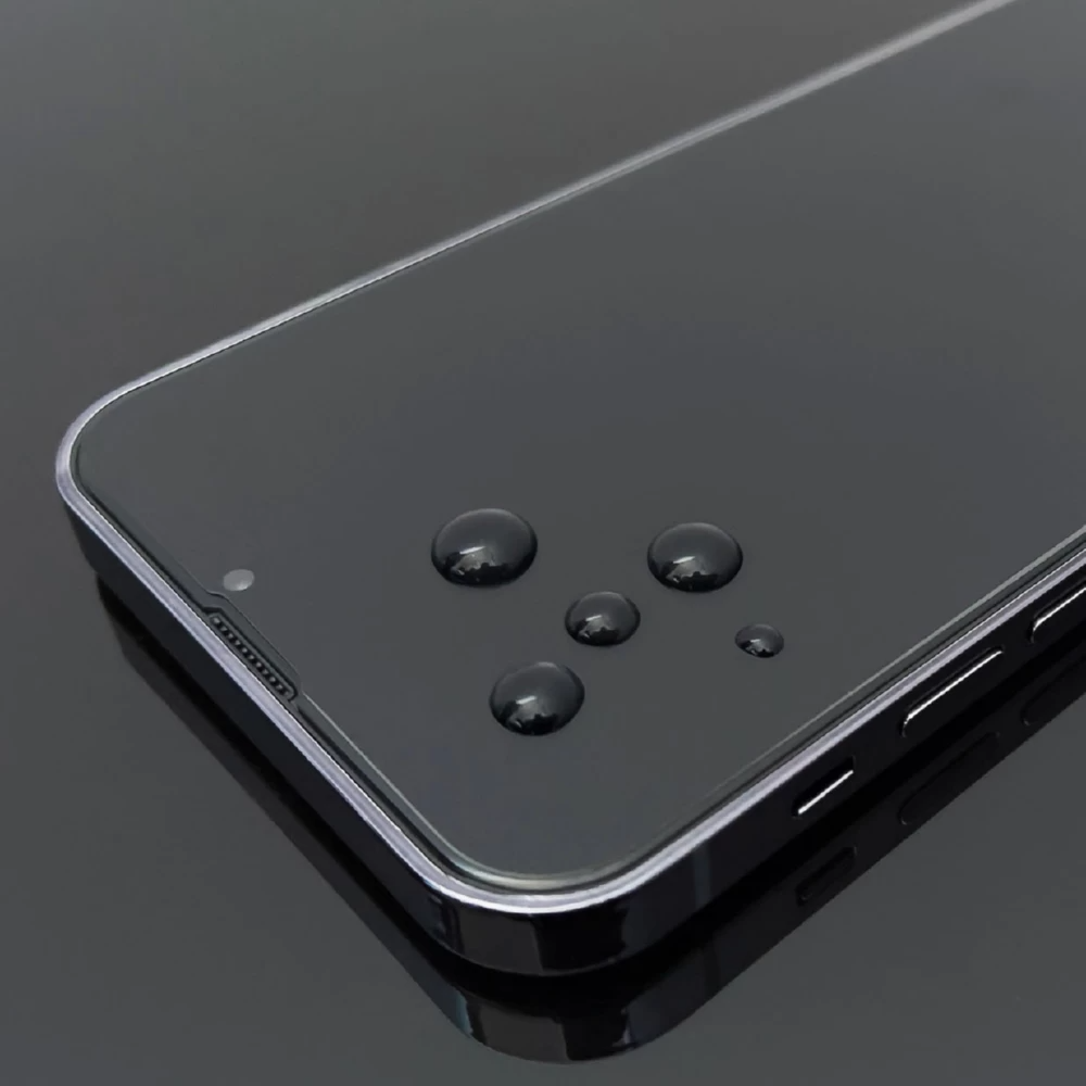 Zaščitna folija zaslona Privacy WZK AntiSpy za Apple iPhone 15 Pro, kaljeno steklo, polno lepilo