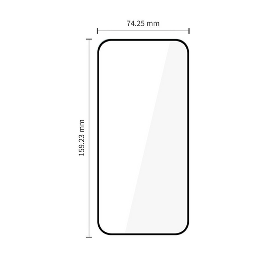 Zaščitna folija za zaslon Tech-Protect FIT+ za Motorola Moto G77 / G67, kaljeno steklo, polno lepilo, komplet 2 kosa, 2.5D, črna