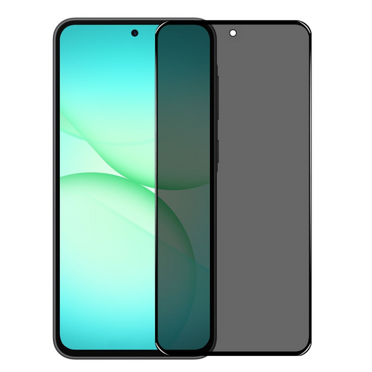 Zaščitna folija zaslona Privacy Northjo za Samsung Galaxy A57 5G, kaljeno steklo, polno lepilo, komplet 2 kosa
