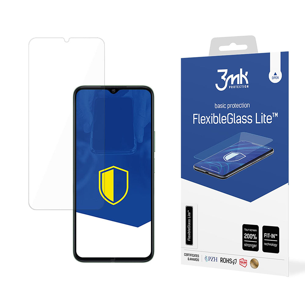 Zaščitna folija za zaslon 3MK FlexibleGlass Lite za Honor X6b, fleksibilno steklo, polno lepilo