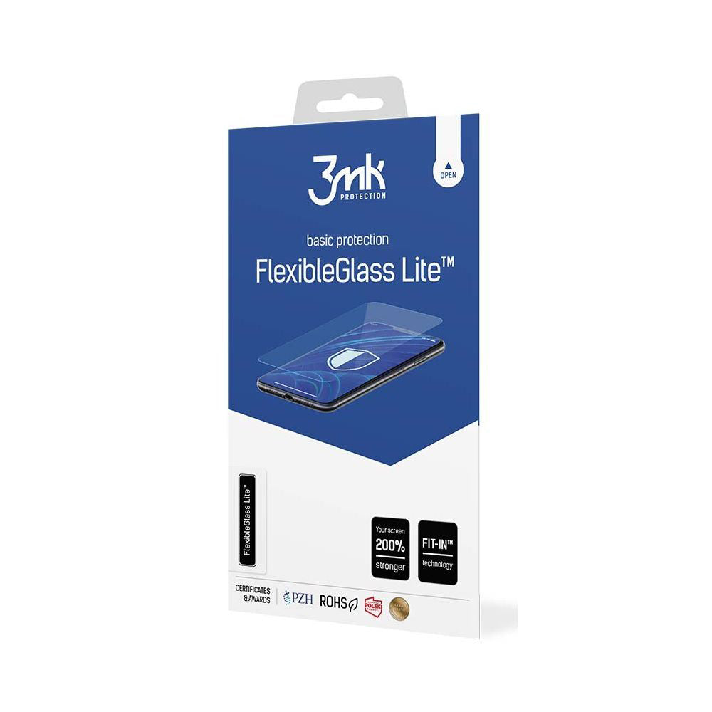 Zaščitna folija za zaslon 3MK FlexibleGlass Lite za Motorola Moto G06 Power / G06, Fleksibilno steklo, Polno lepilo