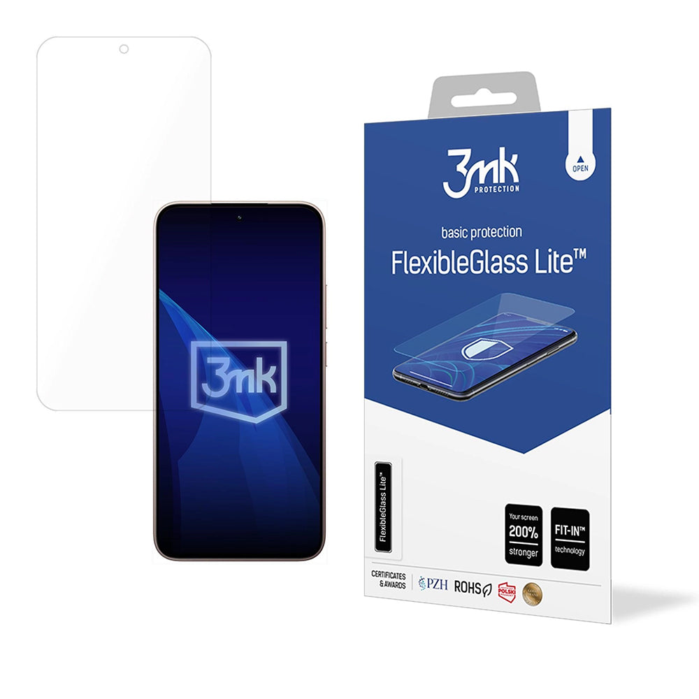 Zaščitna folija za zaslon 3MK FlexibleGlass Lite za Xiaomi 15T, Fleksibilno steklo, Polno lepilo