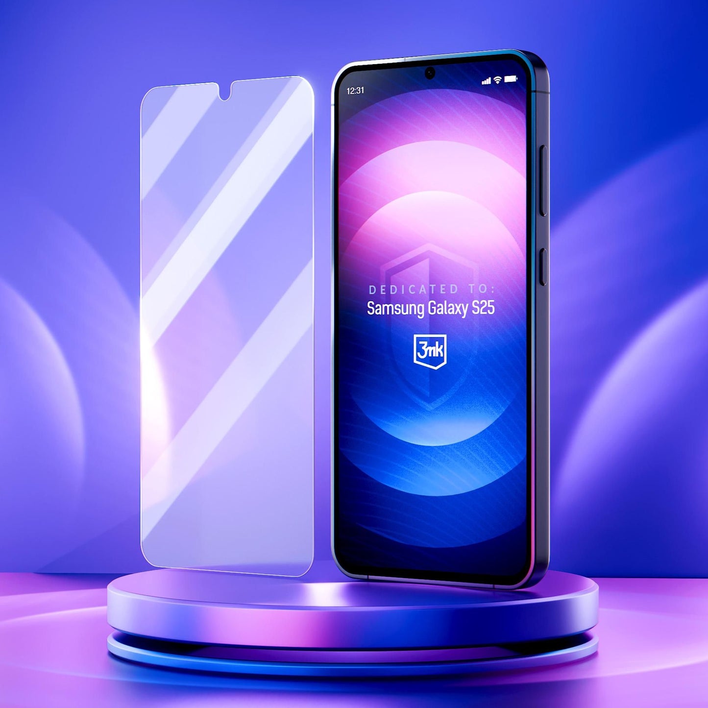 Zaščitna folija za zaslon 3MK FlexibleGlass Max za Samsung Galaxy A52s 5G A528 / A52 5G A526 / A52 A525, fleksibilno steklo, polno lepilo, črna