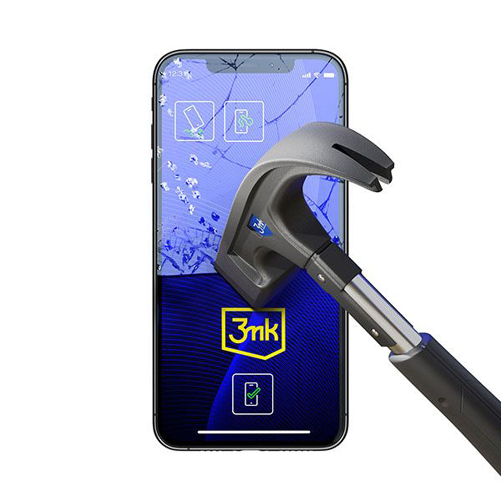 Zaščitna folija za zaslon 3MK FlexibleGlass za Apple iPhone 13, fleksibilno steklo, polno lepilo