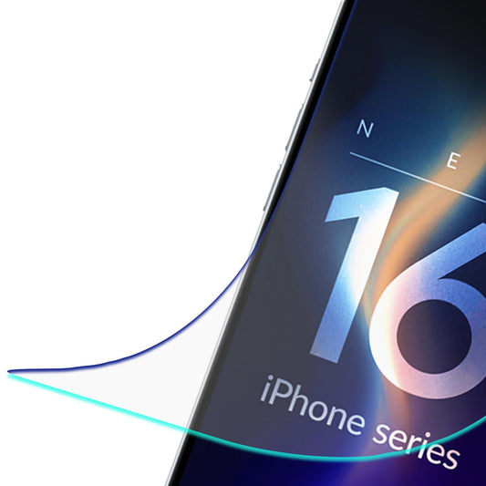 Zaščitna folija za zaslon 3MK FlexibleGlass za Apple iPhone 17e / 16e, fleksibilno steklo, polno lepilo