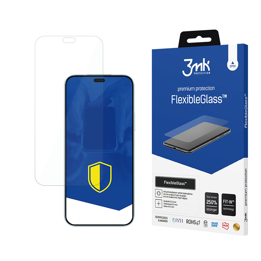 Zaščitna folija za zaslon 3MK FlexibleGlass za Honor 200 Lite, fleksibilno steklo, polno lepilo
