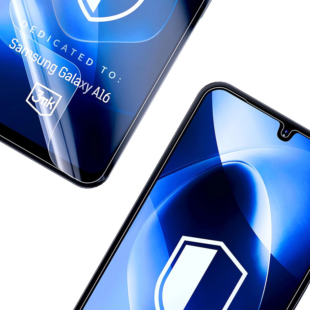 Zaščitna folija za zaslon 3MK FlexibleGlass za Samsung Galaxy A26 A266 / A16 5G A166 / A16 4G A165 / M16 M166, Fleksibilno steklo, Polno lepilo