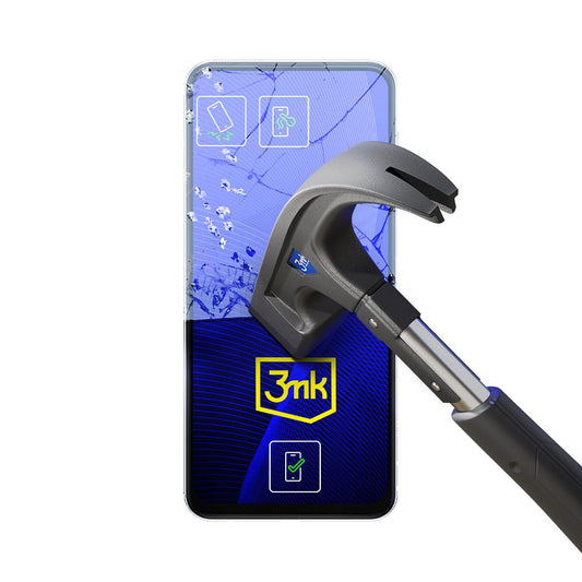 Zaščitna folija za zaslon 3MK FlexibleGlass za Samsung Galaxy S23 S911, fleksibilno steklo, polno lepilo