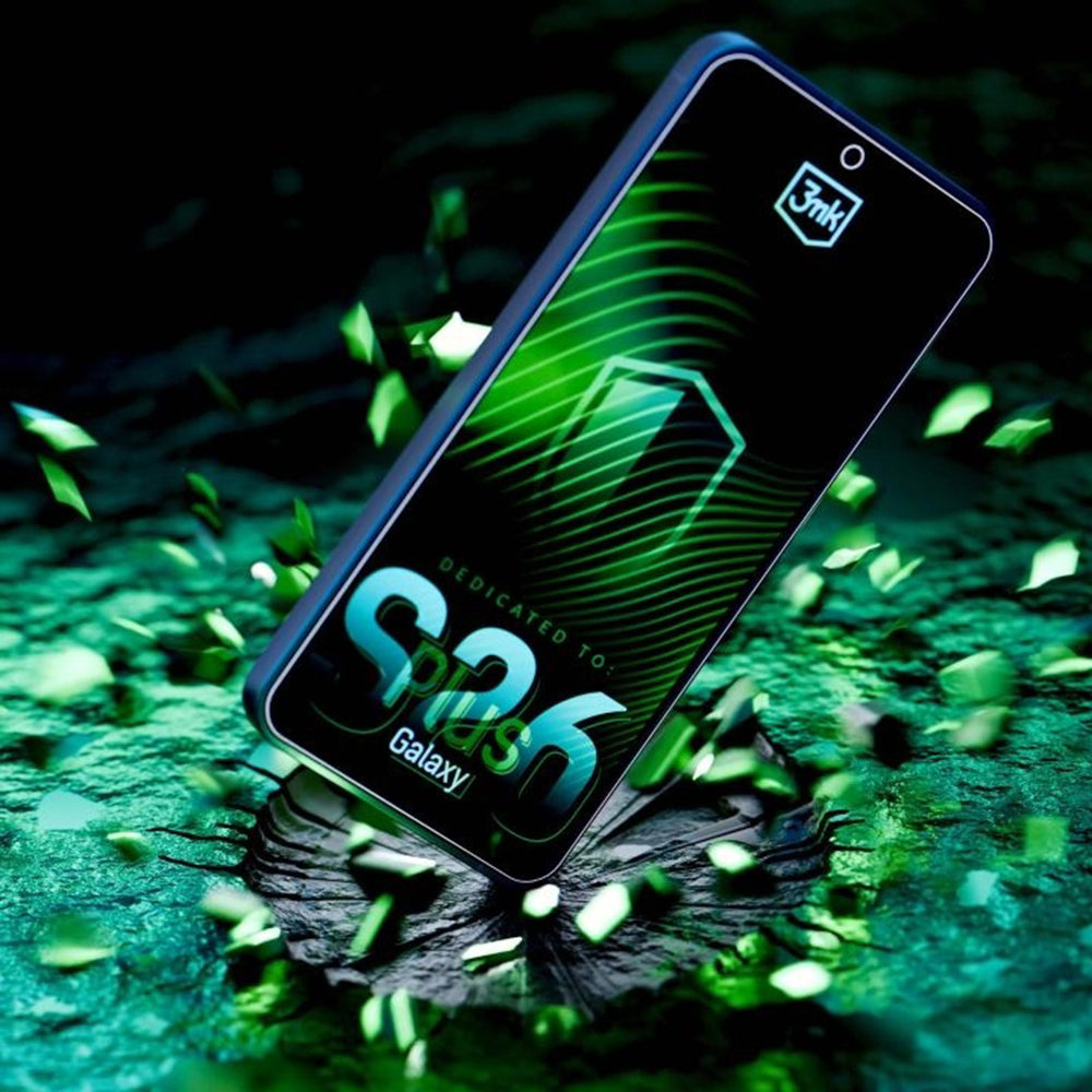 Zaščitna folija za zaslon 3MK FlexibleGlass za Samsung Galaxy S26 Plus S947, Fleksibilno steklo, Polno lepilo, Prozorna