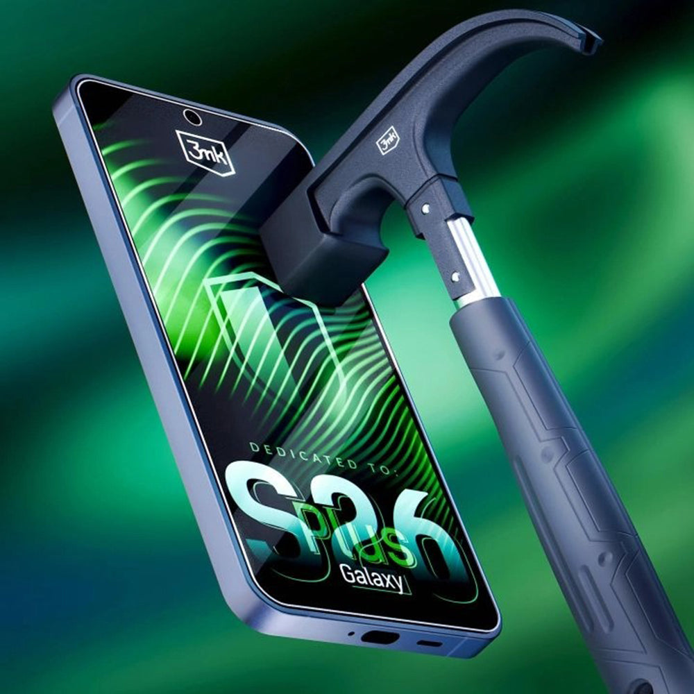 Zaščitna folija za zaslon 3MK FlexibleGlass za Samsung Galaxy S26 Plus S947, Fleksibilno steklo, Polno lepilo, Prozorna