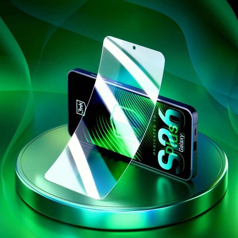 Zaščitna folija za zaslon 3MK FlexibleGlass za Samsung Galaxy S26 Plus S947, Fleksibilno steklo, Polno lepilo, Prozorna