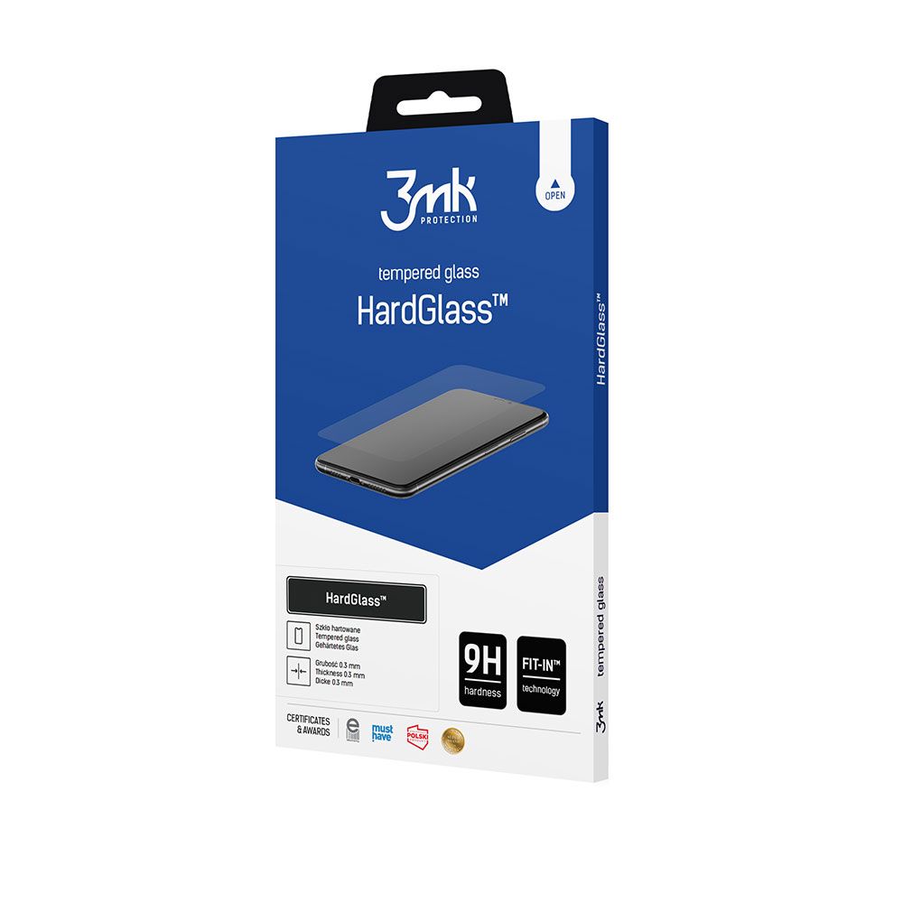Zaščitna folija za zaslon 3MK HardGlass za Samsung Galaxy A14 A145 / A14 5G A146, Kaljeno steklo, Polno lepljenje
