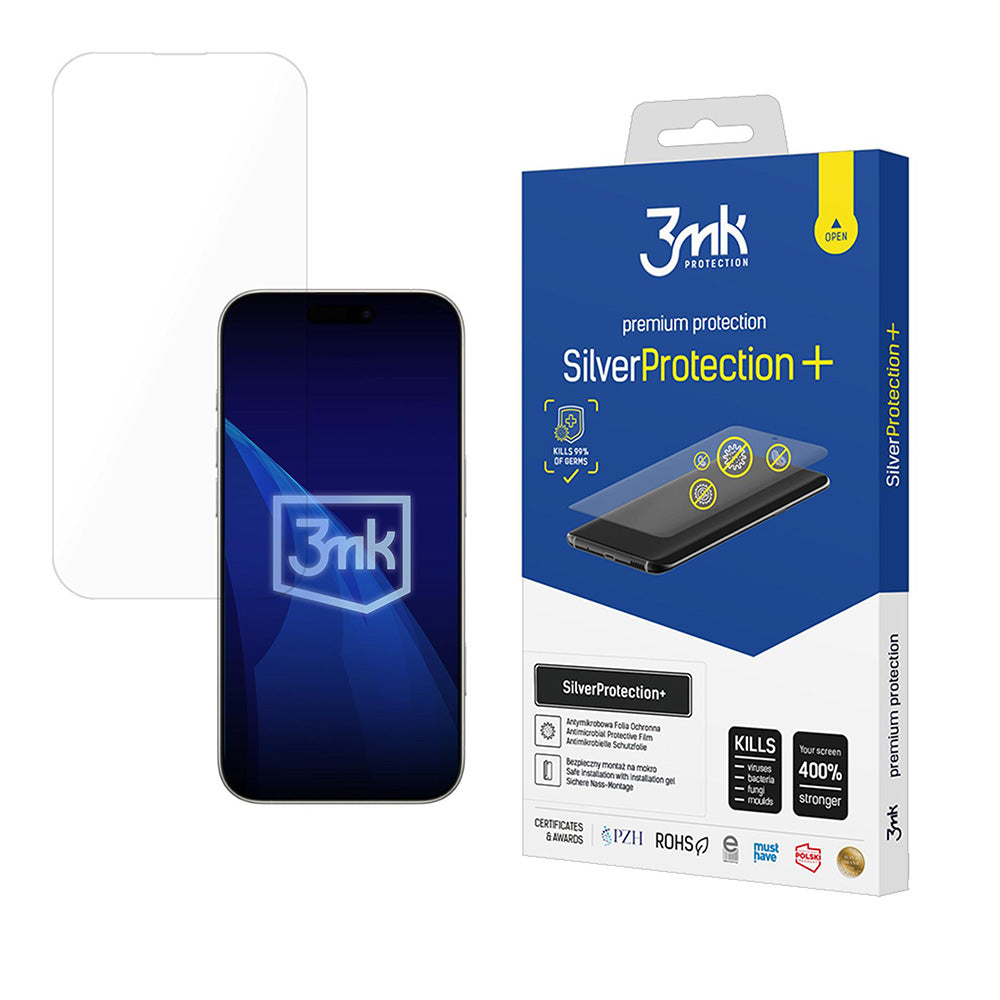 Zaščitna folija za zaslon 3MK Silver Protect+ za Apple iPhone 17 Pro, Plastika