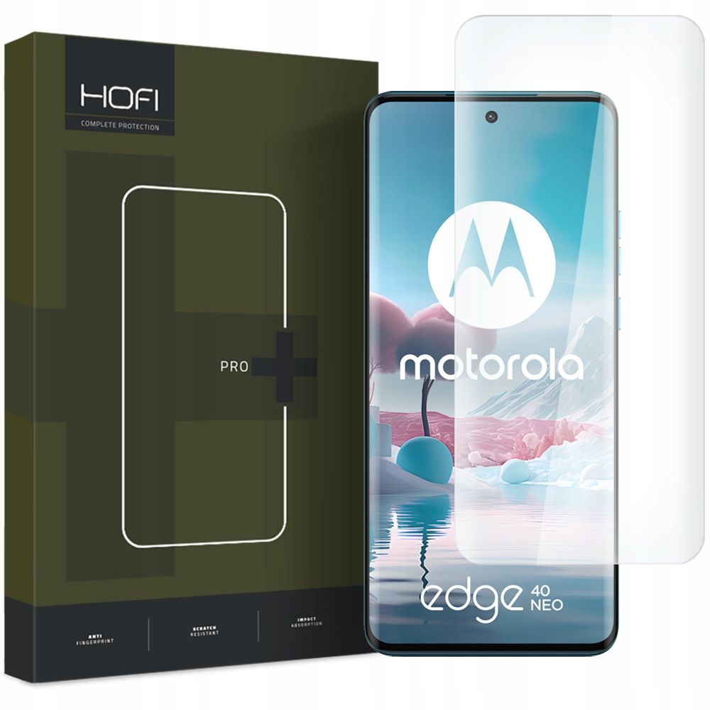 Zaščitna folija za zaslon HOFI PRO+ za Motorola Edge 40 Neo, Kaljeno steklo, UV lepilo