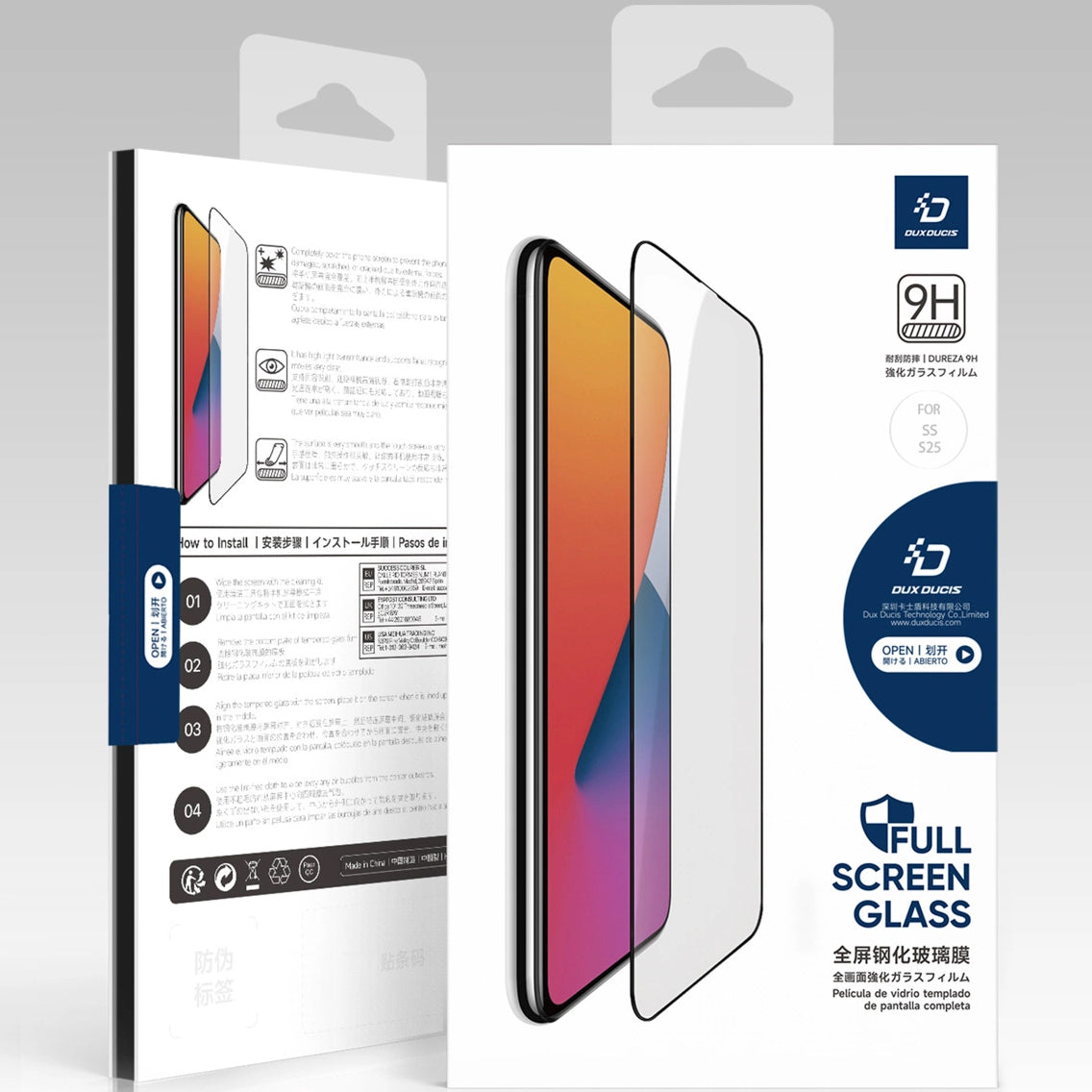 Zaščitna folija za zasebnost zaslona DUX DUCIS za Samsung Galaxy S25 S931, Kaljeno steklo, Edge Glue