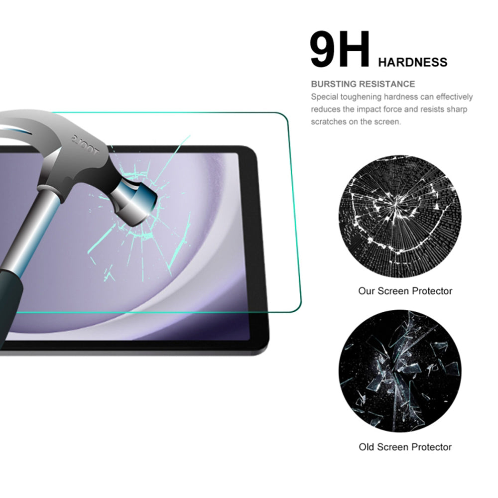 Zaščitna folija zaslona Lito Classic za Samsung Galaxy Tab A11 / Tab A9, kaljeno steklo, polno lepilo, 2.5D