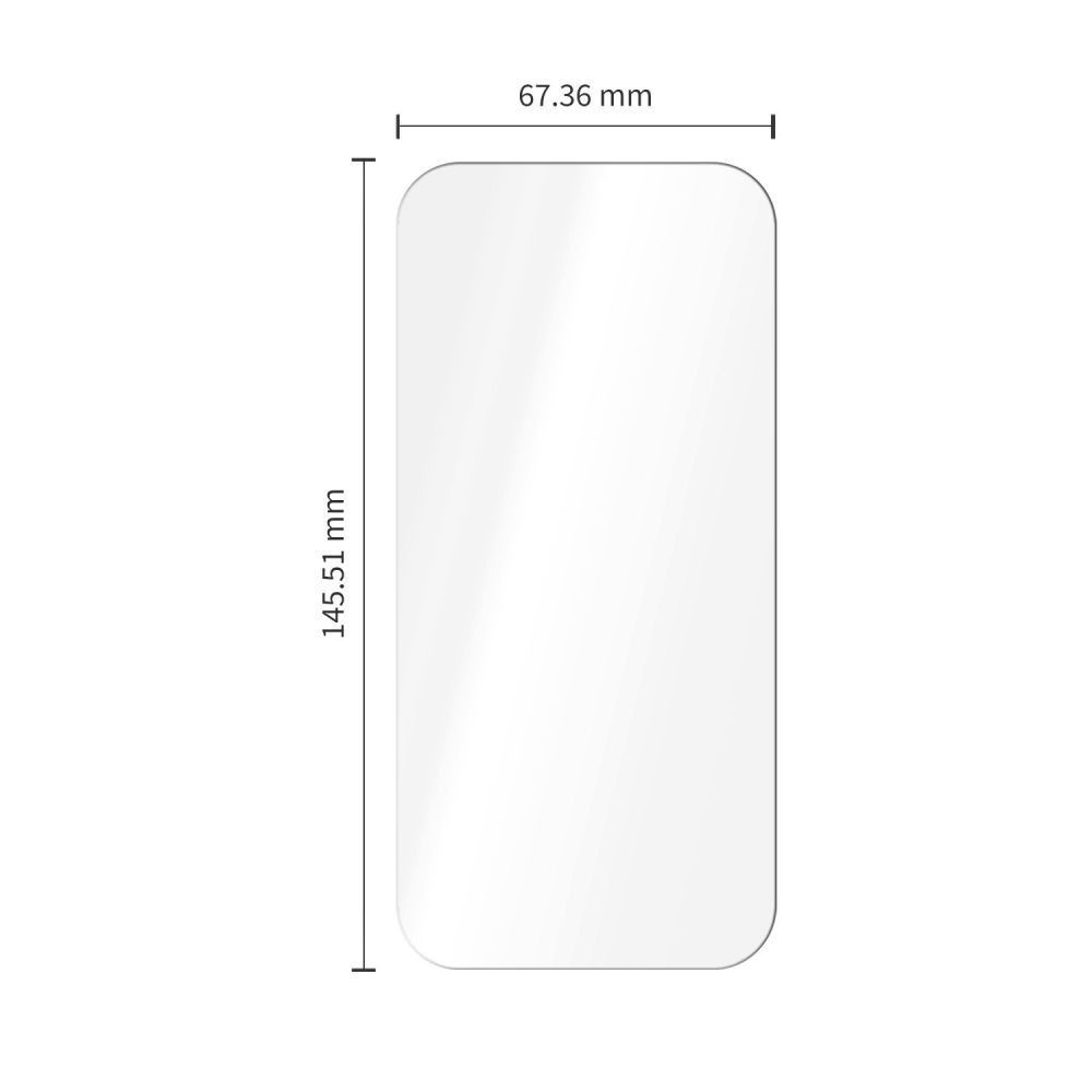 Zaščitna folija za zaslon Tech-Protect OneTouch za Apple iPhone 18 Pro / 17 Pro, kaljeno steklo, polno lepilo, komplet 2 kosa, prozorna
