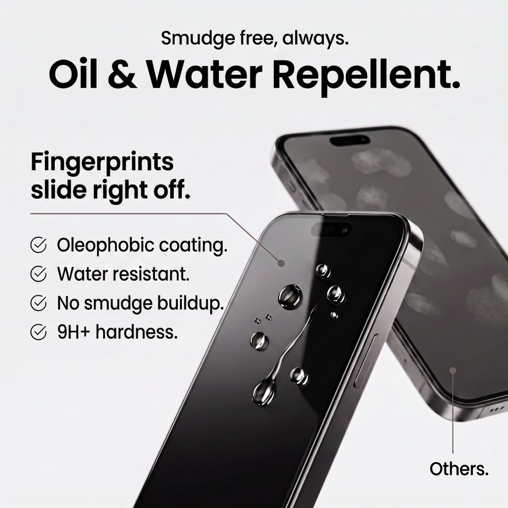 Zaščitna folija za zaslon Tech-Protect OneTouch za Apple iPhone 18 Pro / 17 Pro, kaljeno steklo, polno lepilo, komplet 2 kosa, prozorna