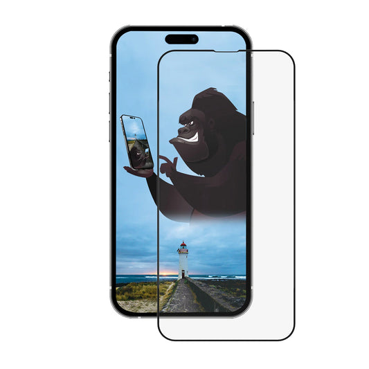 Zaščitna folija zaslona Anank 5X Reinforced CG za Apple iPhone 15 Pro Max, kaljeno steklo, polno lepilo, 2.5D, črna