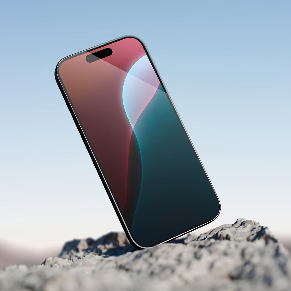 Zaščitna folija za zaslon Anank 5X Reinforced Invisible za Apple iPhone 17 Pro Max, Kaljeno steklo, Full Glue, 3D, Črna