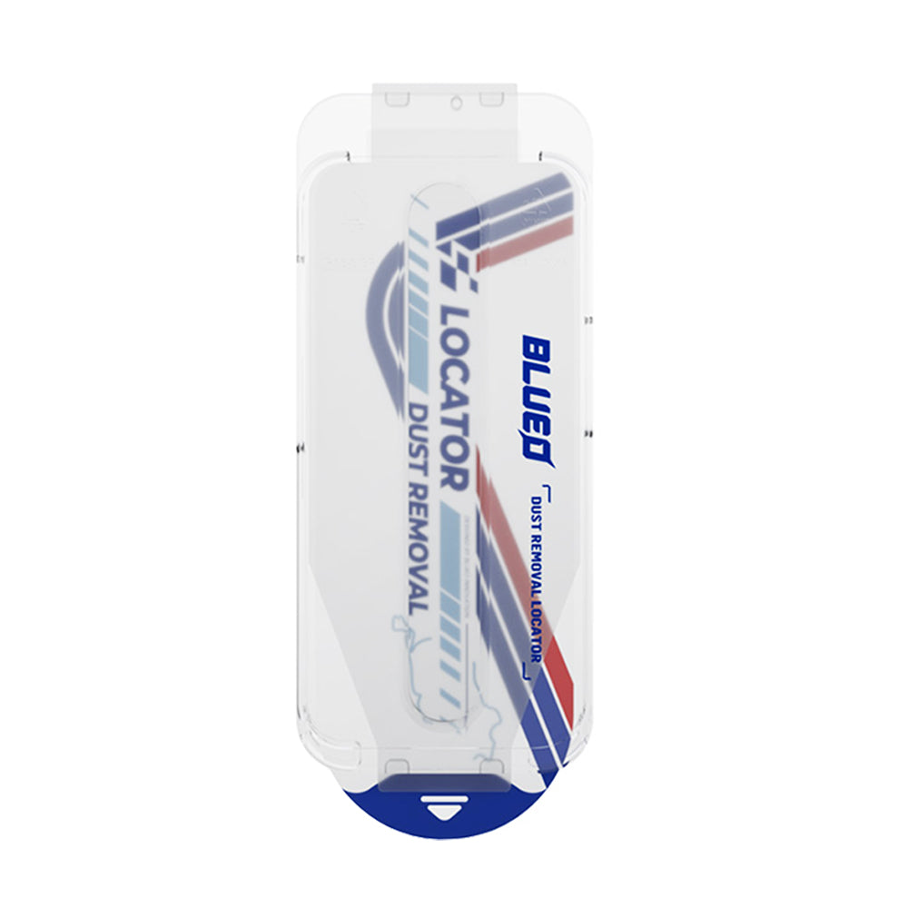 Zaščitna folija zaslona Blueo Anti-Dust HD Applicator Pro za Apple iPhone 14 Pro Max, kaljeno steklo, polno lepilo, črna