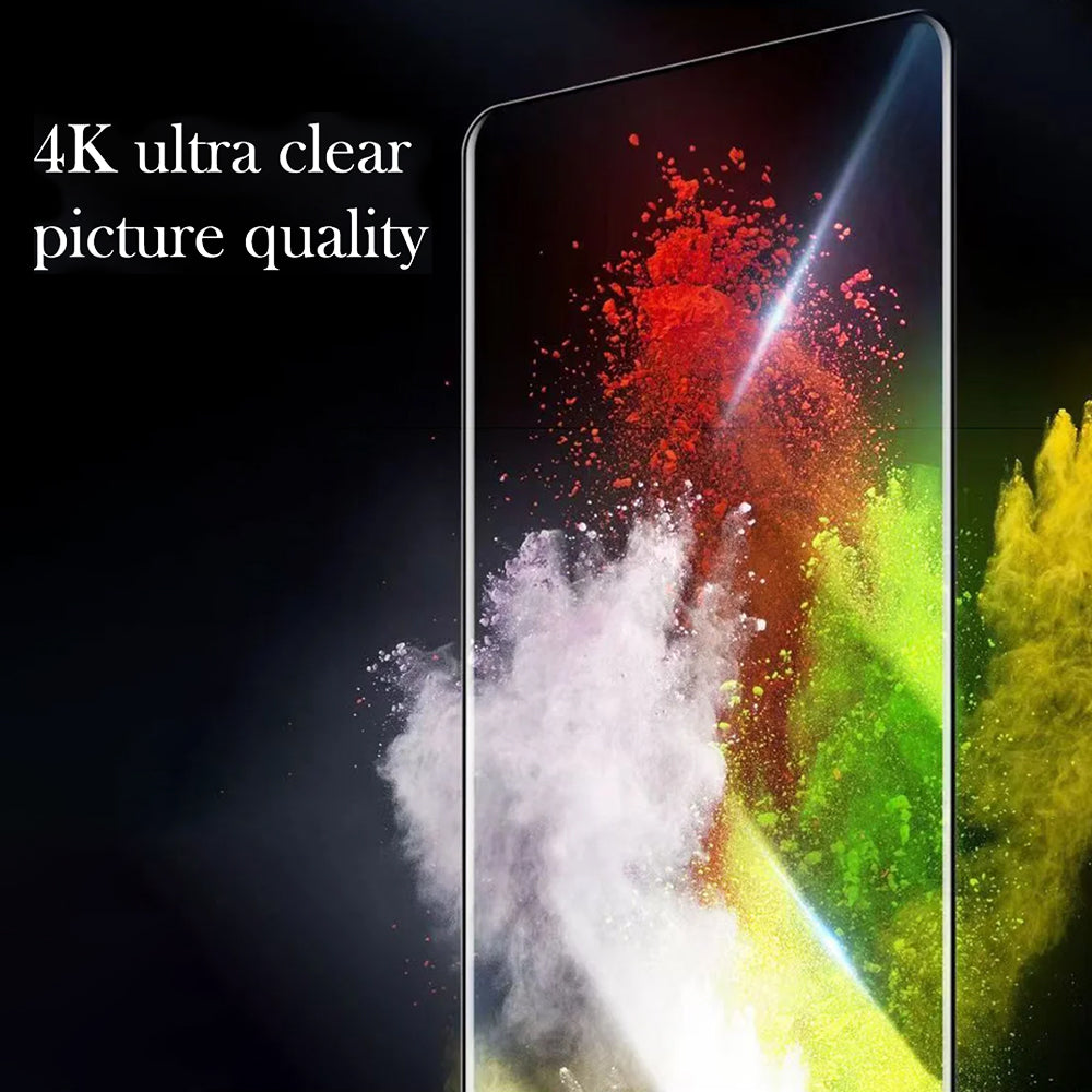 Zaščitna folija zaslona Blueo Anti-Dust HD za Apple iPhone 14 Pro Max, kaljeno steklo, polno lepilo, črna