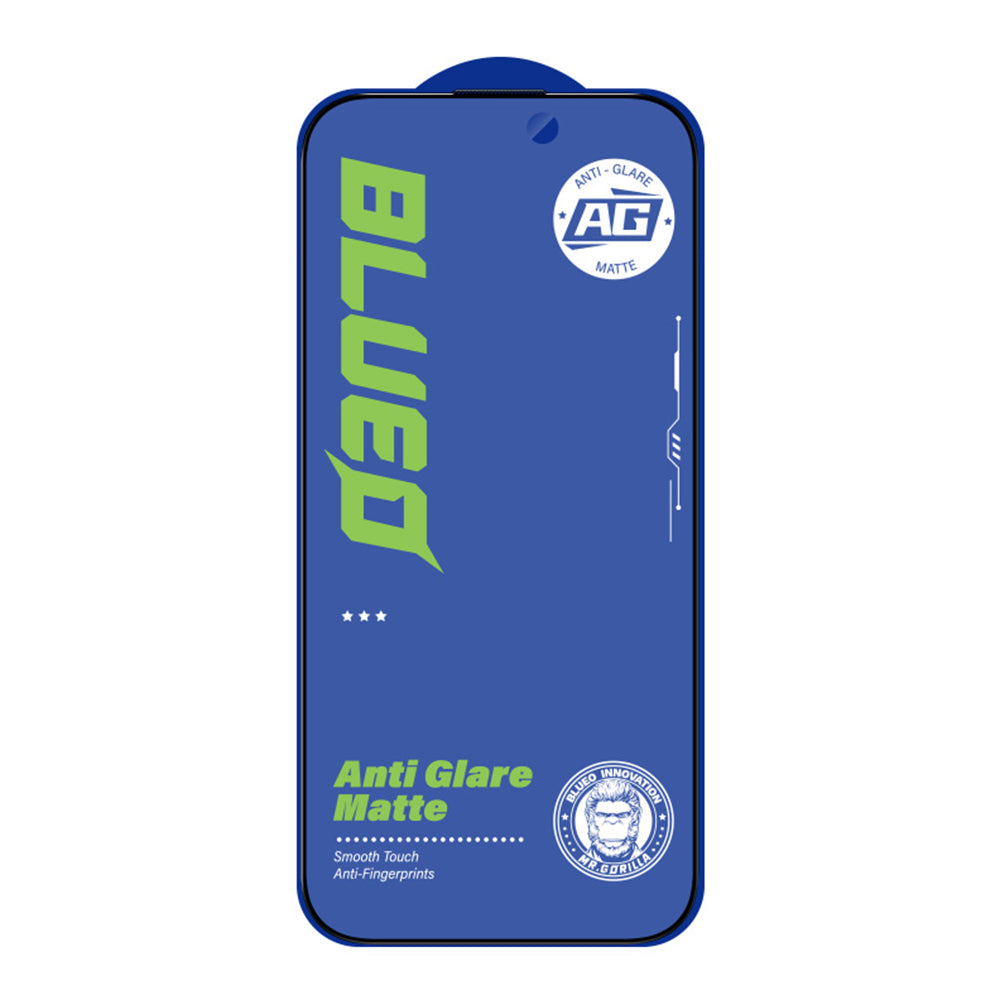 Zaščitna folija zaslona Blueo Anti-Glare za Apple iPhone 11 Pro Max / XS Max, kaljeno steklo, polno lepilo, črna