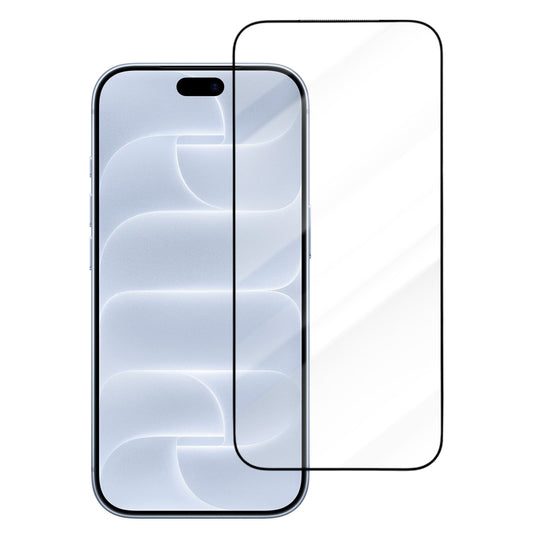 Blueo Drop Resistant Screen Protector for Apple iPhone 18 Pro / 17 Pro / 17 / 16 Pro, Tempered Glass, Full Glue, Black