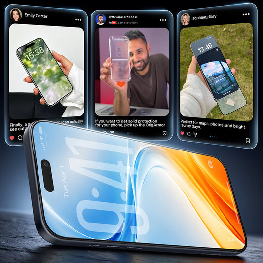 Zaščitna folija zaslona Torras OrigArmor za Apple iPhone 18 Pro / 17 Pro, kaljeno steklo, polno lepilo