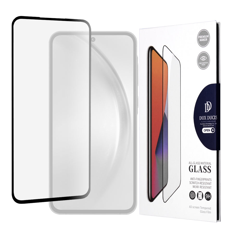 Zaščitna folija zaslona DUX DUCIS za Samsung Galaxy A35 5G A356, kaljeno steklo, lepljenje na robu, črna