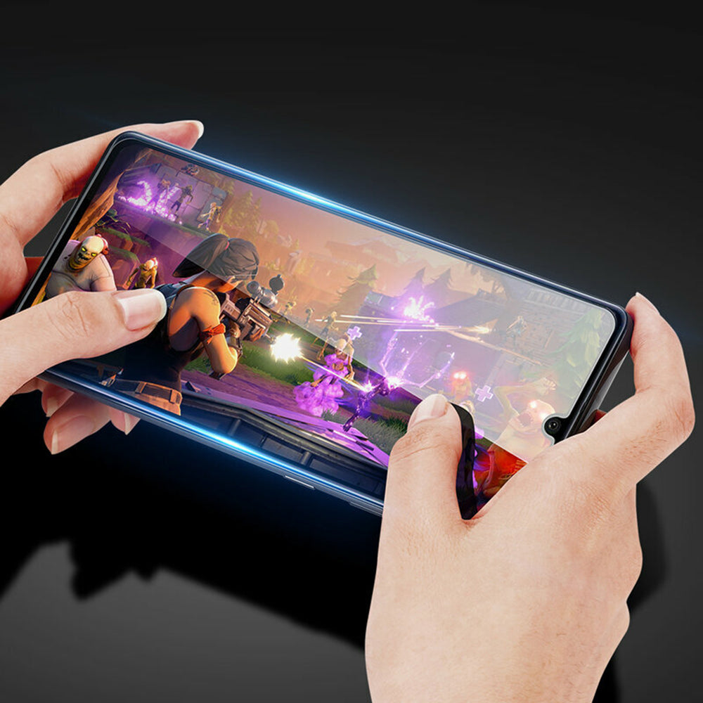Zaščitna folija zaslona DUX DUCIS za Samsung Galaxy M35, kaljeno steklo, lepljenje na rob, črna