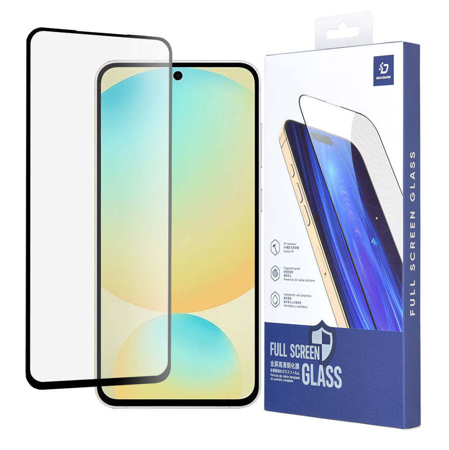 Zaščitna folija zaslona DUX DUCIS za Samsung Galaxy S24 FE S721, kaljeno steklo, lepljenje na robu, črna
