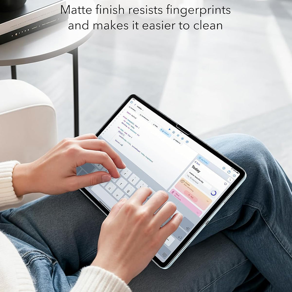Zaščitna folija za zaslon ESR Paper Feel UltraFit za Apple iPad (2025) / (2022), Plastika, Set 2 kosa