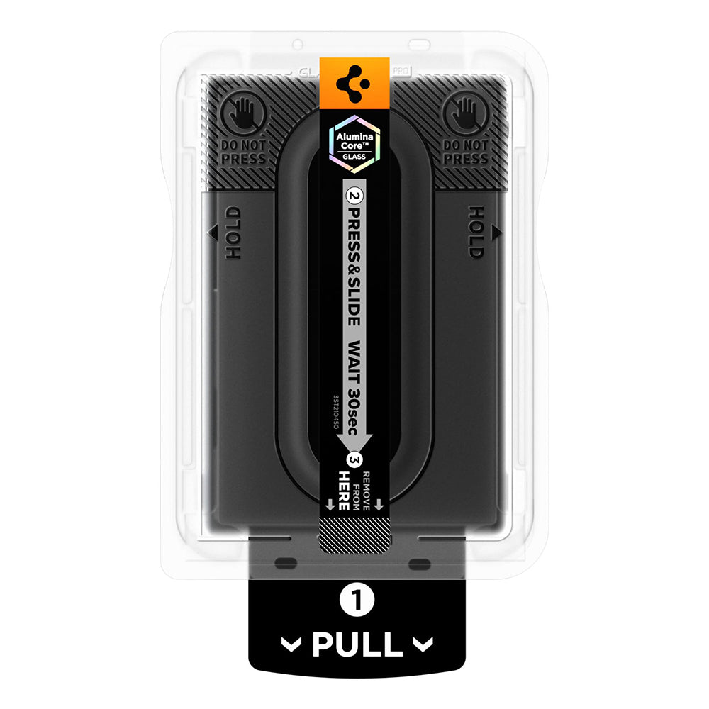 Zaščitna folija za zunanji zaslon Spigen GlastR EZ FIT Pro HD za Samsung Galaxy Z Fold8 F971, kaljeno steklo, polno lepilo AGL11942