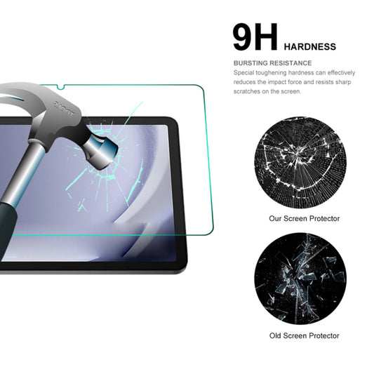 Zaščitna folija za zaslon Lito Classic za Samsung Galaxy Tab A11+ / Tab A9+, kaljeno steklo, polno lepilo, 2.5D