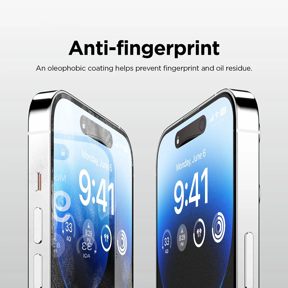 Zaščitna folija Mat Anank 5X ojačana za Apple iPhone 17 Air, Kaljeno steklo, Polno lepilo, 2.5D, Črna
