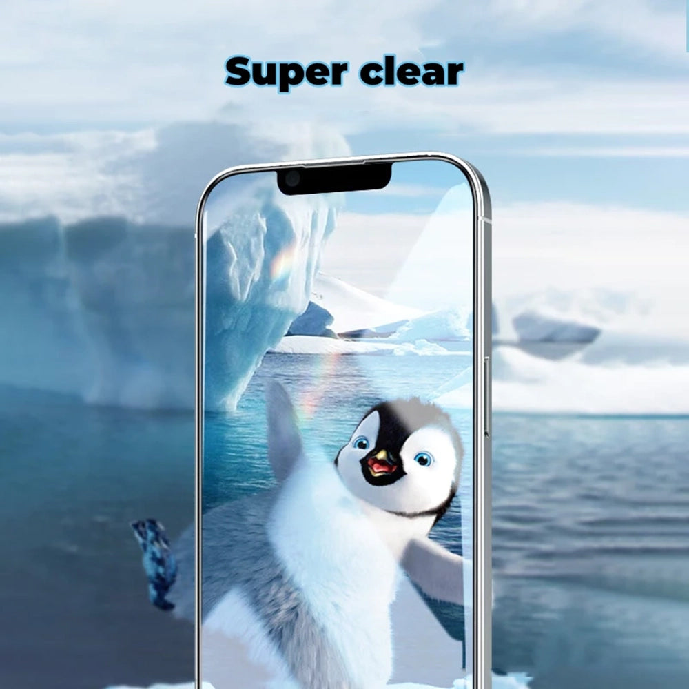 Zaščitna folija Mat Anank 5X ojačana za Apple iPhone 17 Air, Kaljeno steklo, Polno lepilo, 2.5D, Črna