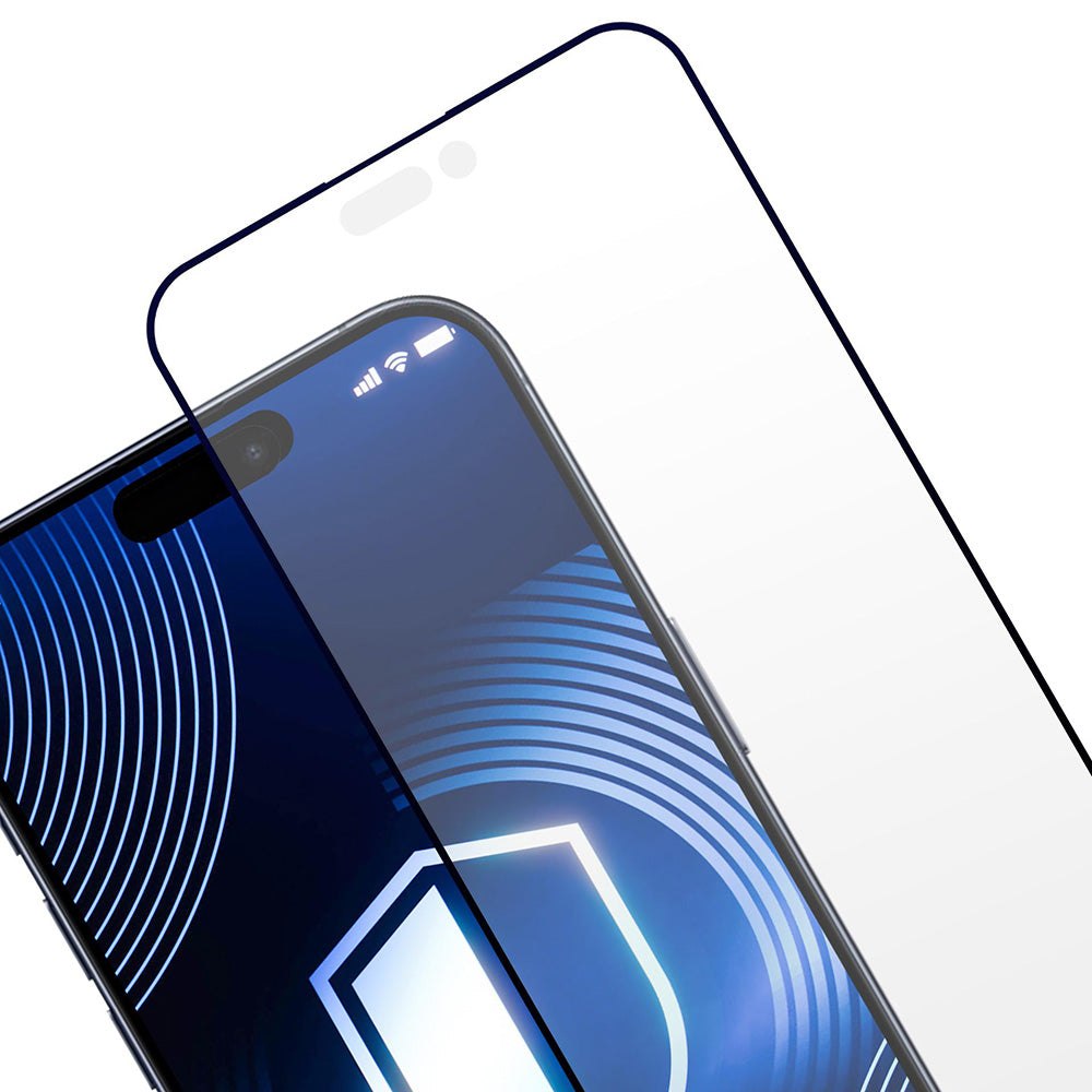 Matte Screen Protector 3MK HardGlass Max for Apple iPhone 17 Pro Max, Tempered Glass, Full Glue, Black
