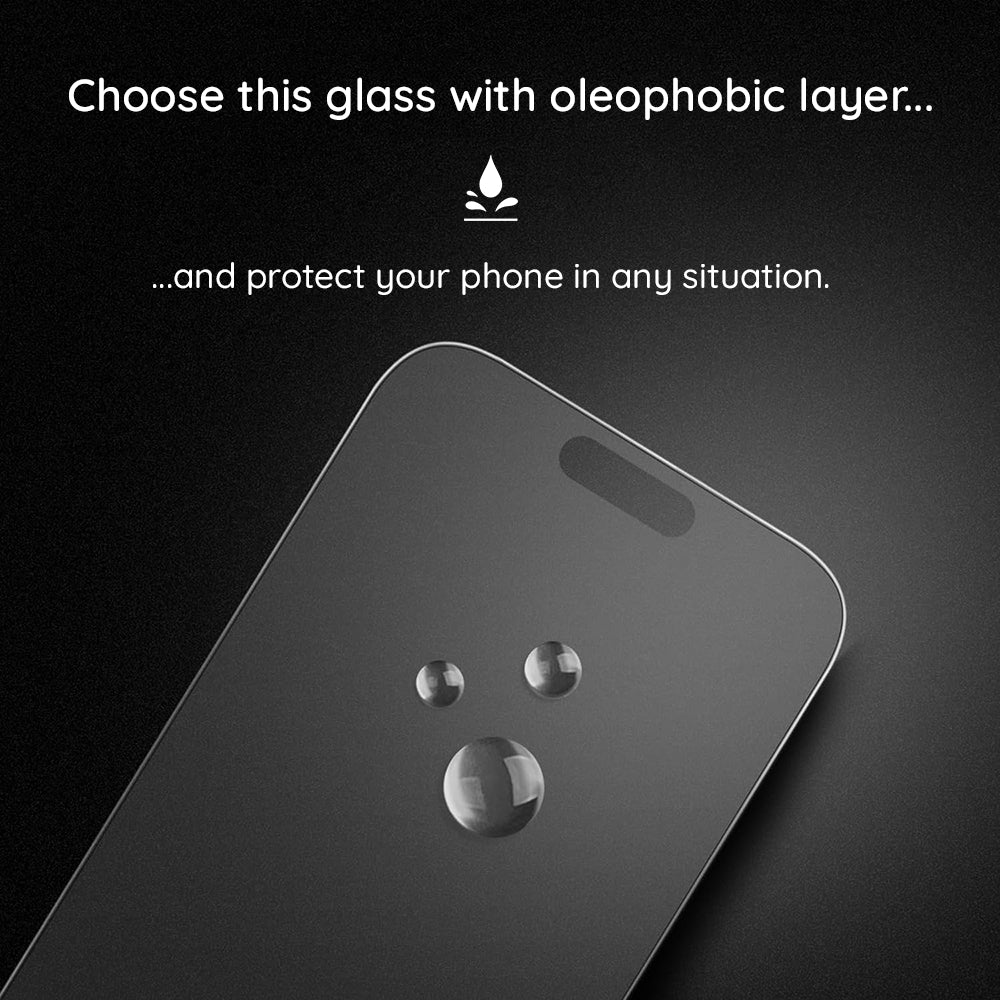 Mat zaščitna folija za zaslon Lito HD Pro za Apple iPhone 16 Plus, kaljeno steklo, polno lepilo, črna