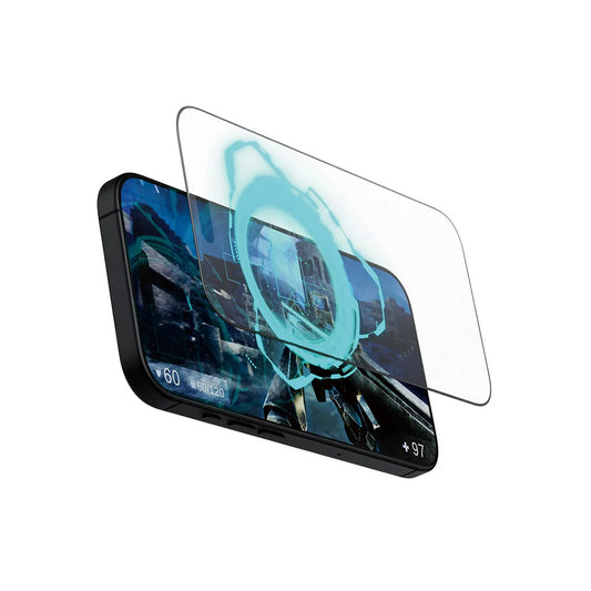 Zaščitna folija za zaslon Matte PanzerGlass Ultra-Wide Fit Gaming za Apple iPhone 16 Pro, Kaljeno steklo, Polno lepljenje, Črna