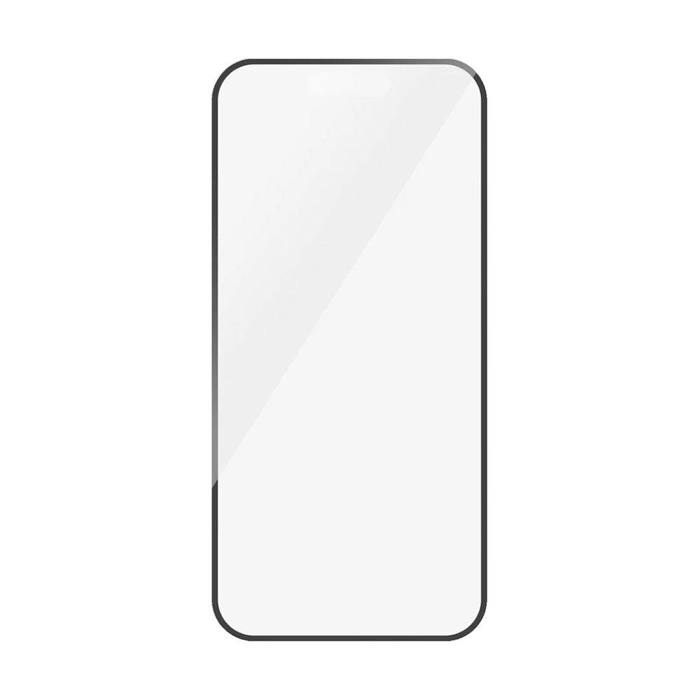 Zaščitna folija za zaslon Matte PanzerGlass Ultra-Wide Fit Gaming za Apple iPhone 16 Pro, Kaljeno steklo, Polno lepljenje, Črna