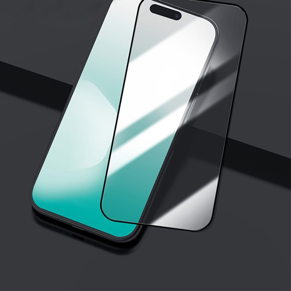Zaščitna folija zaslona Nillkin CP+ Pro z aplikatorjem za Apple iPhone 17, kaljeno steklo, polno lepilo, črna