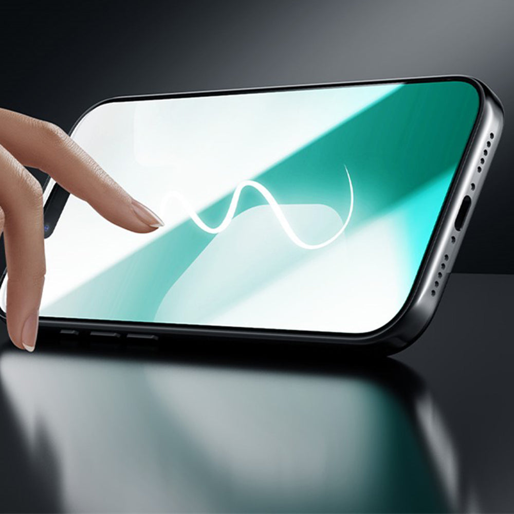 Zaščitna folija zaslona Nillkin CP+ Pro z aplikatorjem za Apple iPhone 17, kaljeno steklo, polno lepilo, črna