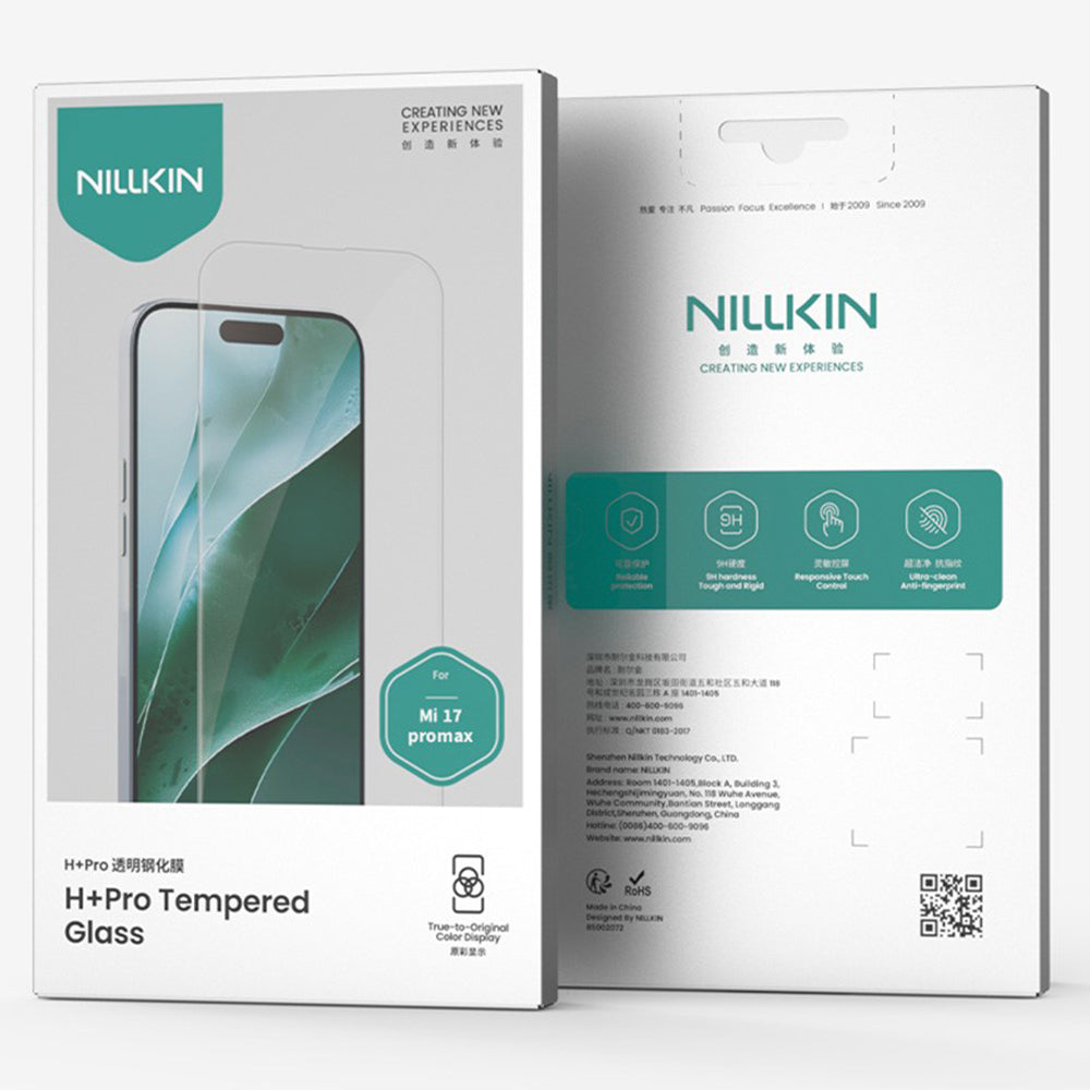 Zaščitna folija zaslona Nillkin H+ Pro za Xiaomi 17 Pro Max / 17 Ultra, kaljeno steklo, polno lepilo