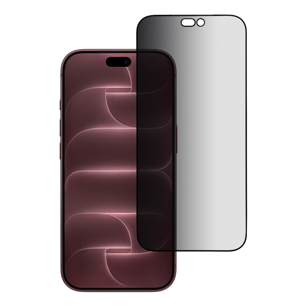 Zaščitna folija za zaslon Privacy Blueo Anti Peep AR za Apple iPhone 18 Pro Max, kaljeno steklo, Full Glue, 3D