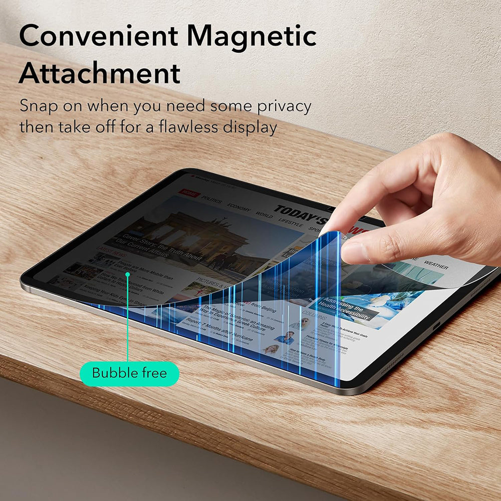 Zaščitna folija Ecran Privacy ESR Magnetic za Apple iPad Pro 13 (2024), Plastika