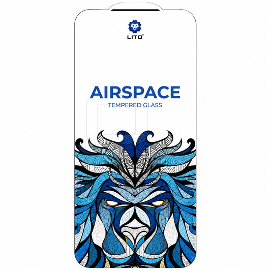 Zaščitna folija zaslona Lito Airspace Border za Apple iPhone 18 Pro Max / 17 Pro Max, kaljeno steklo, polno lepilo