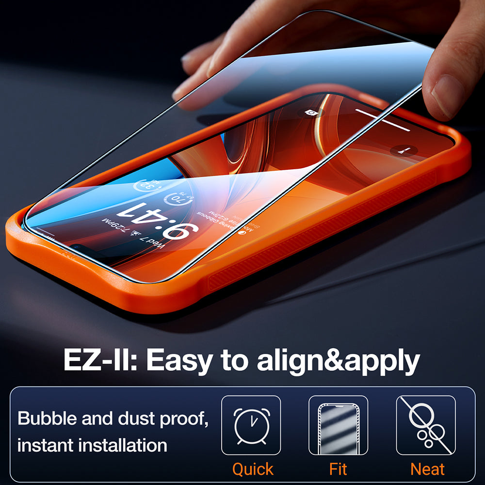 Zaščitna folija za zaslon Privacy Torras GlassGo Epic za Apple iPhone 15 Pro Max, Kaljeno steklo, Polno lepljenje