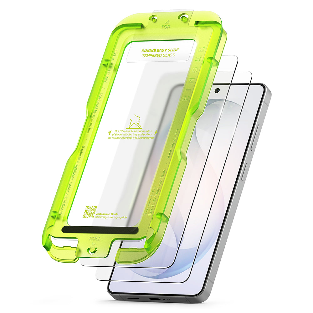 Zaščitna folija za zaslon Ringke Easy Slide za Samsung Galaxy S26 Ultra S948, Kaljeno steklo, Polno lepljenje, Komplet 2 kosa